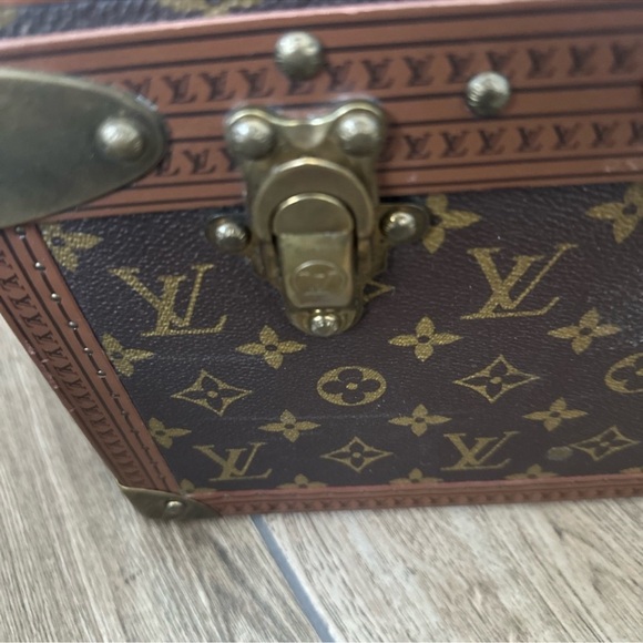 vintage louis vuitton alzer trunk - Picture 2 of 7